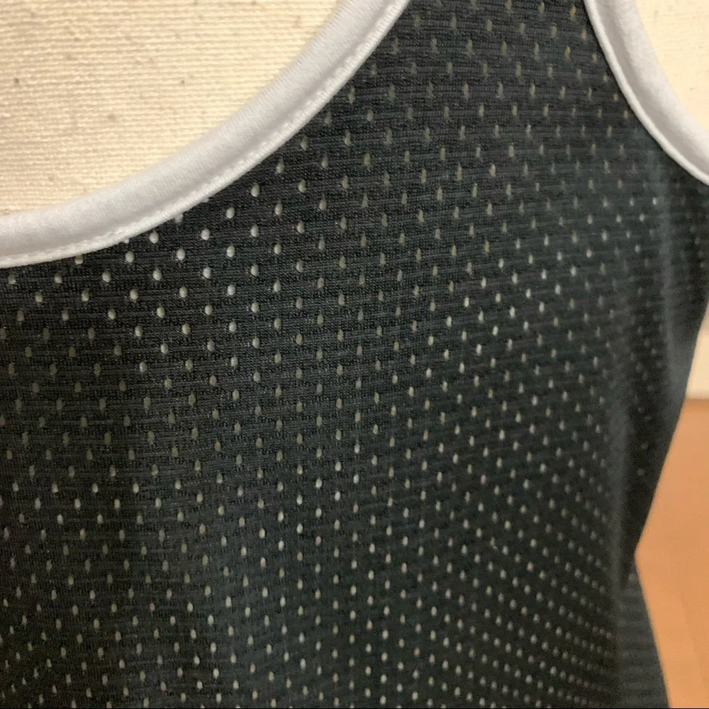 Nike DRI- Fit black & white polka dot print tank top Size M